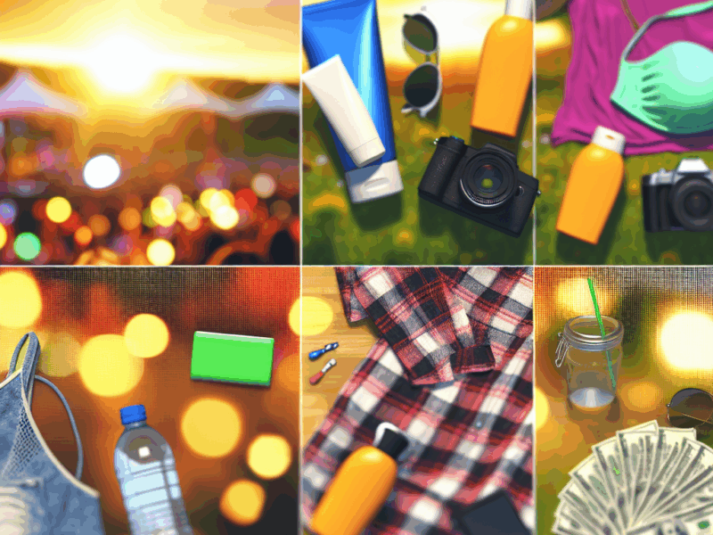 Get Sun-Filled Weekend Festival Packing List