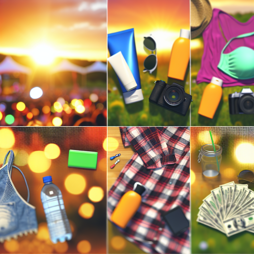 Get Sun-Filled Weekend Festival Packing List
